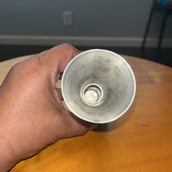 Selandia Pewter Rosemaling / Acanthus Elegant Silver Vase - Picture 3 of 4